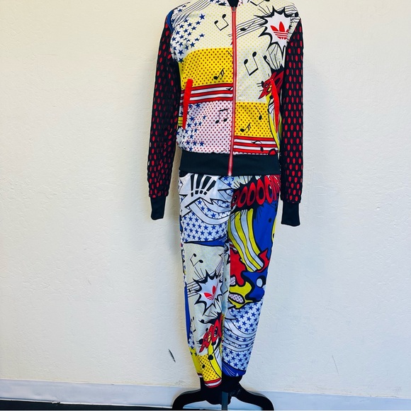 Adidas Rita Ora pow zipper jacket and pants set